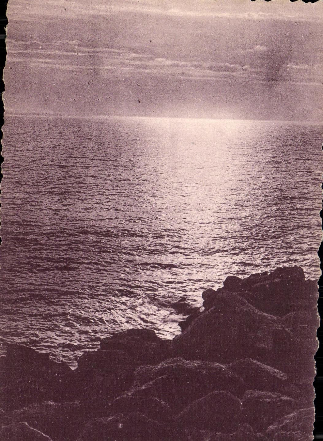 CPA Soleil couchant au Cap Ferrat 