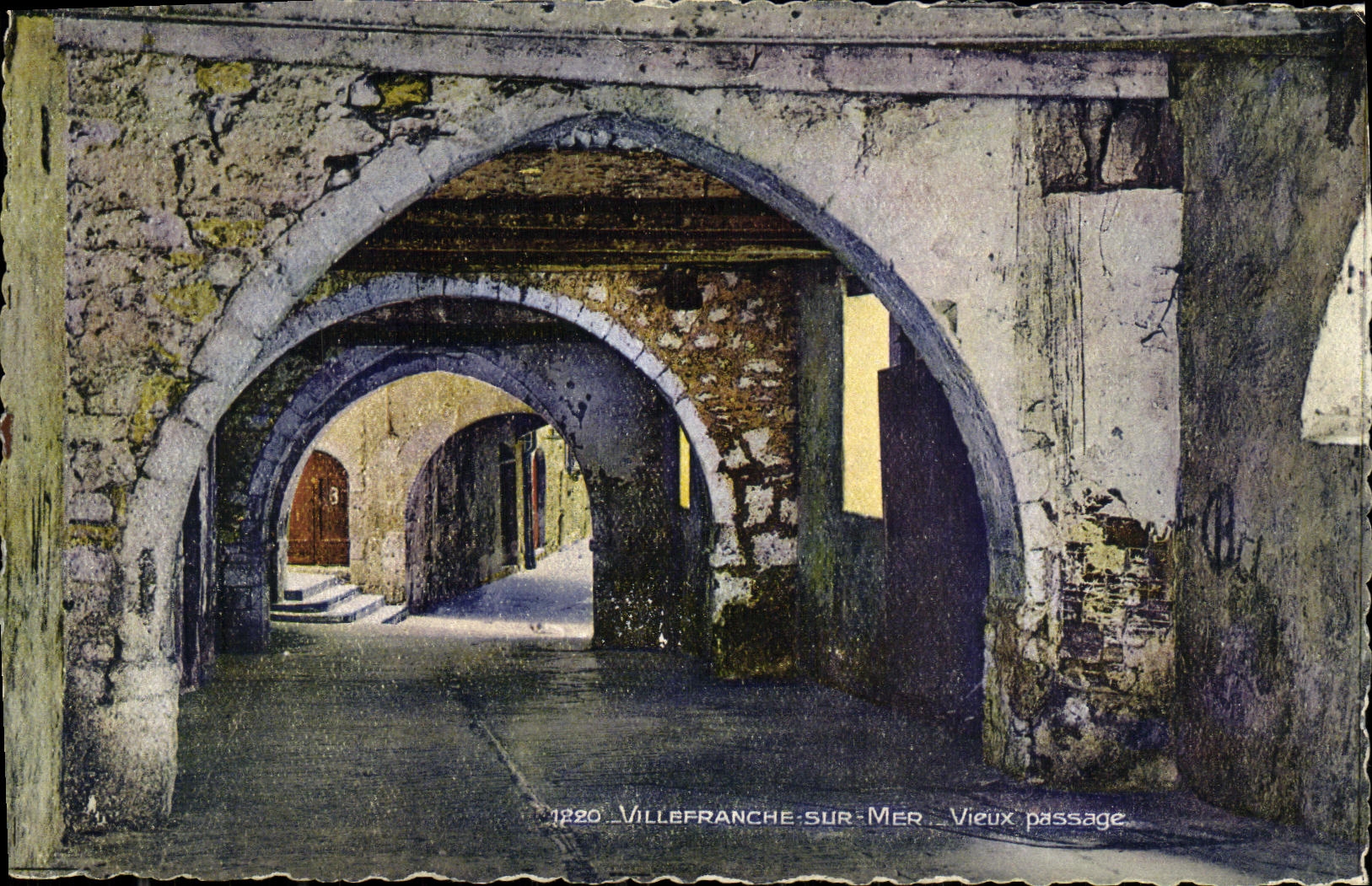 CPA Villefranche Sur Mer Vieux Passage