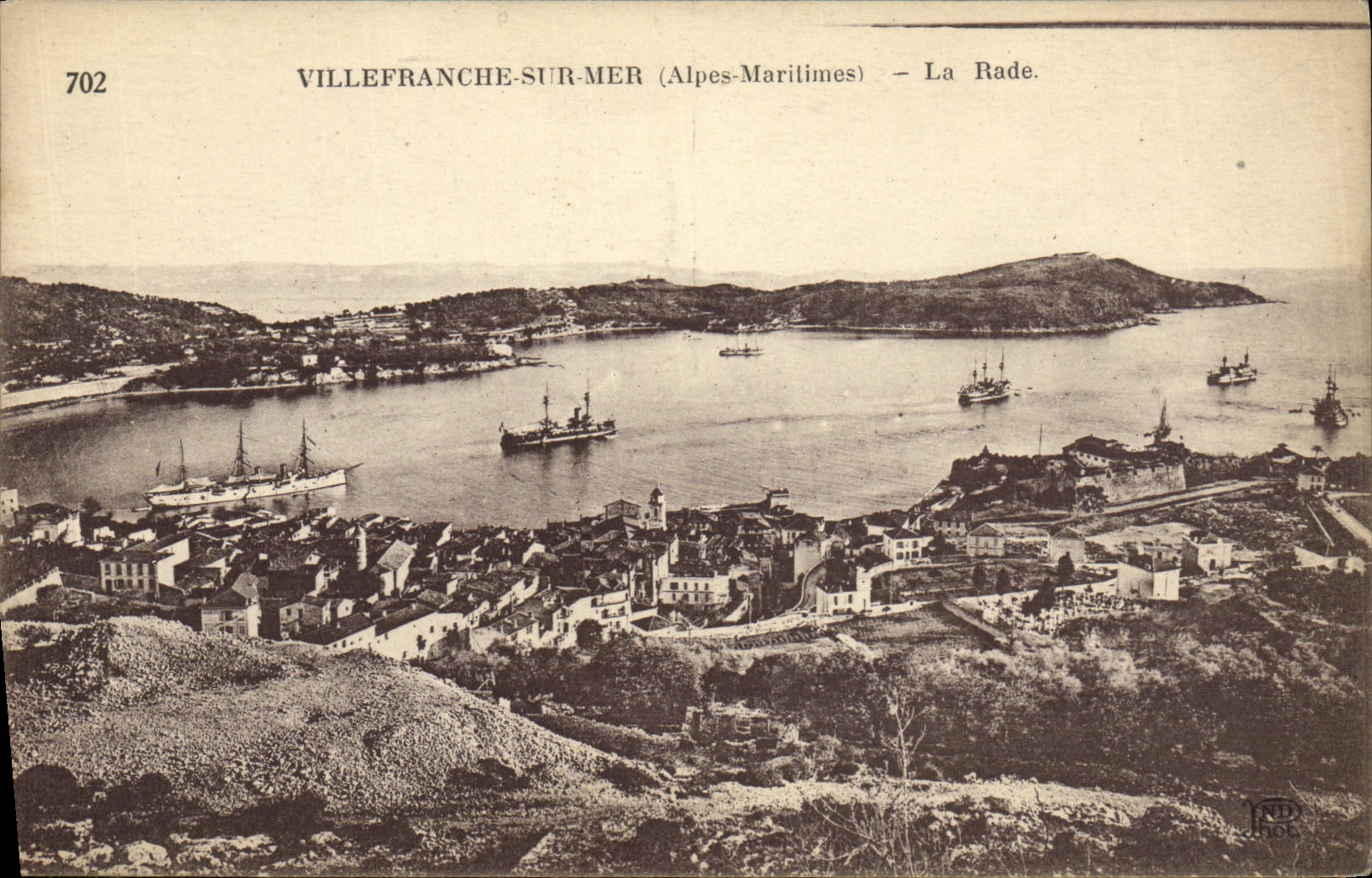 CPA Villefranche Sur Mer La Rade Bateaux