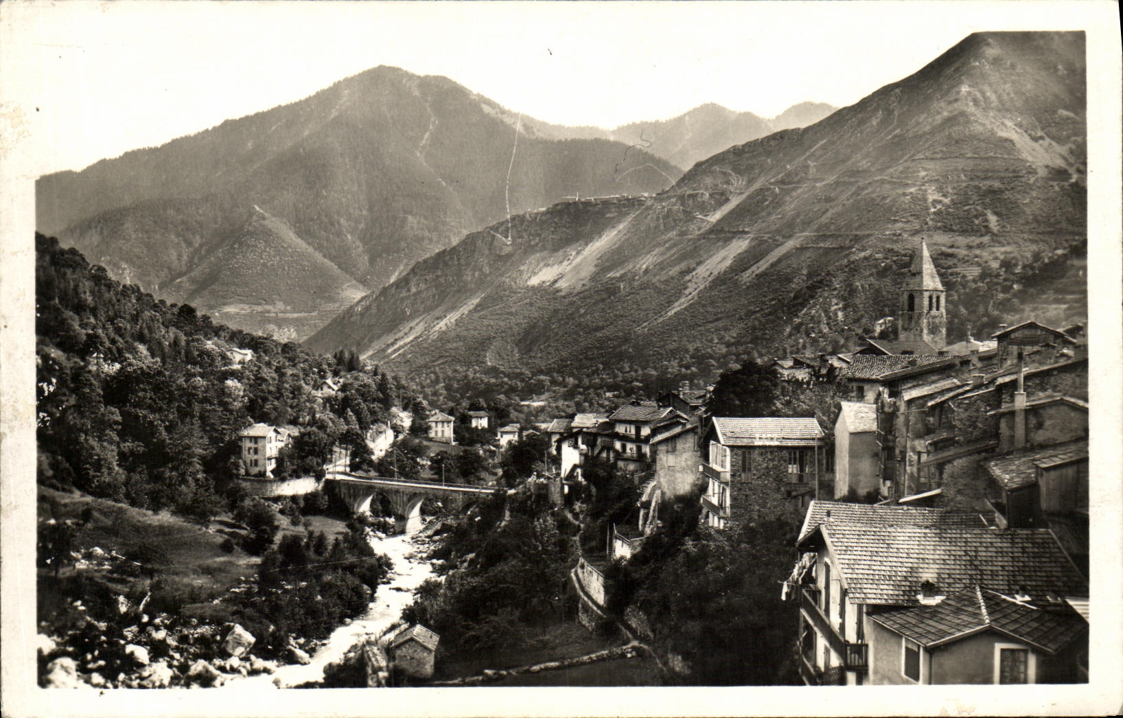 POSTAL MODERNA Martin santo Vesubie Suiza Nicoise