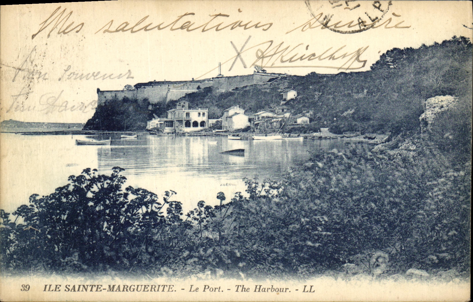 CPA Ile Sainte Marguerite Le Port 