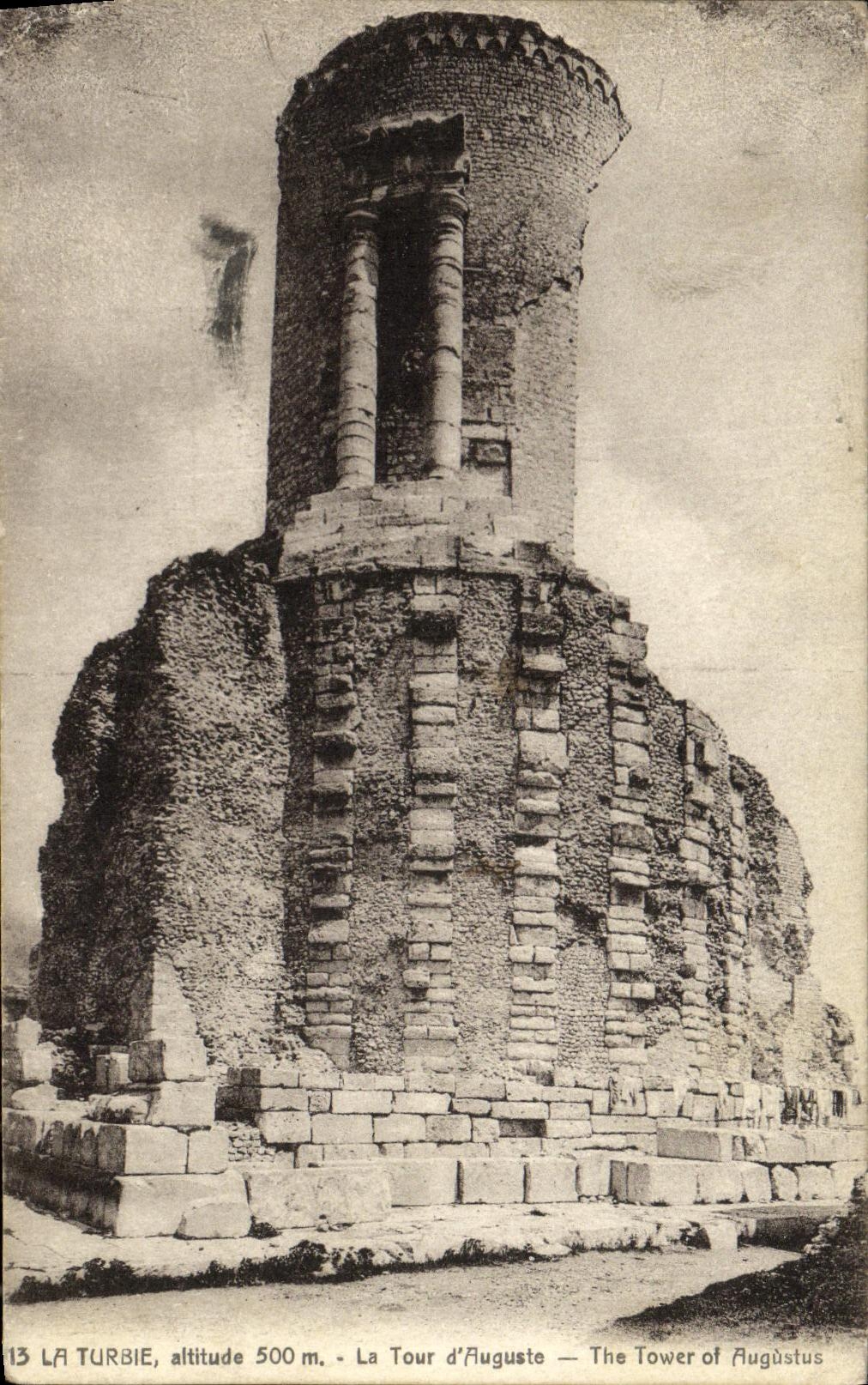 CPA La Turbie La Tour d Auguste 