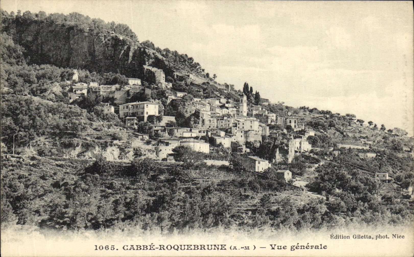CPA Cabbe Roquebrune Vue generale