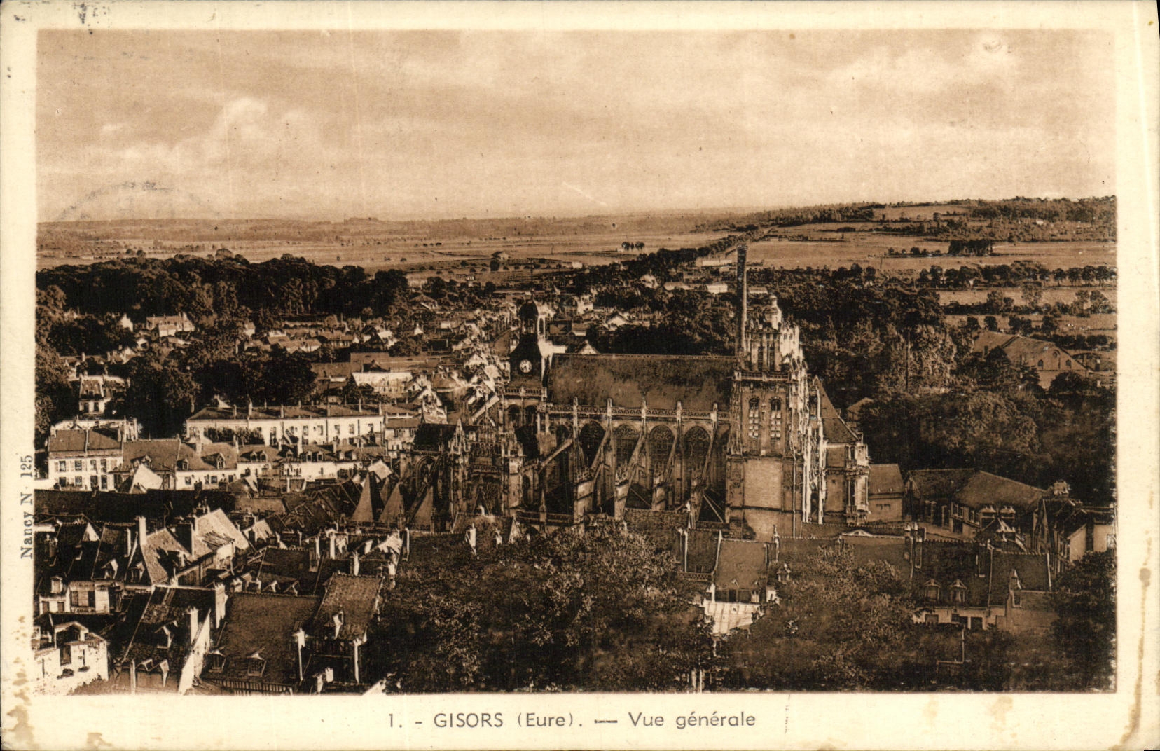 CPA Gisors Vue generale