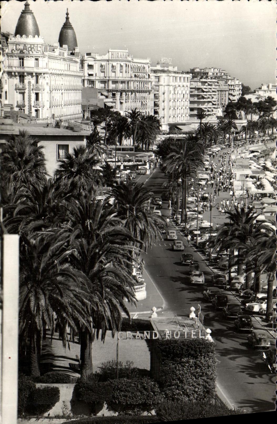 MODERN CARD Cannes Carlton Miramar and Martinez