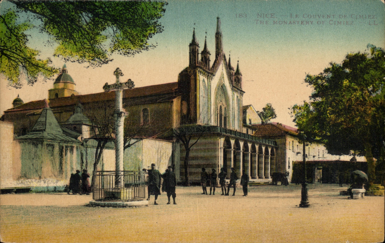 CPA Nice Le couvent du Cimiez