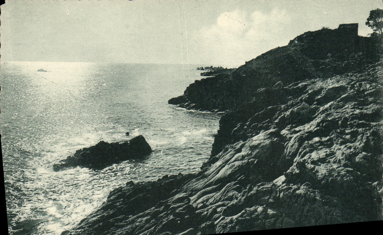 VINTAGE POSTCARD Nice Sunset with the Boron Mount