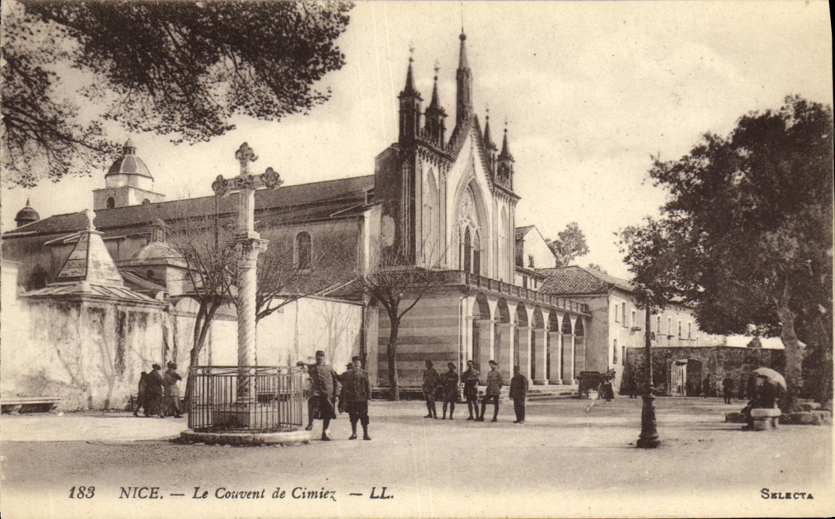 CPA Nice Le Couvent de Cimiez