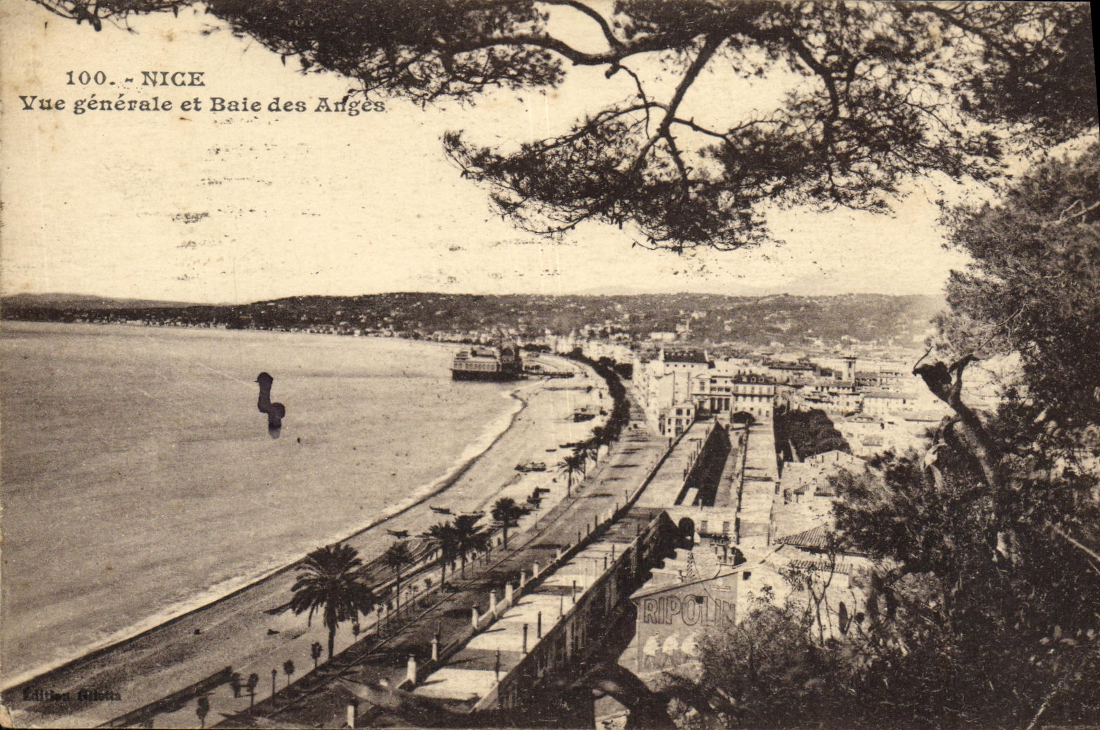 Opinion de la POSTAL de la VENDIMIA Niza y Basilea de los angeles