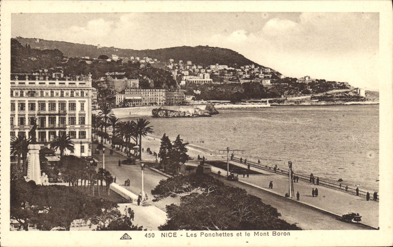 VINTAGE POSTCARD Nice Ponchettes and the Boron Mount