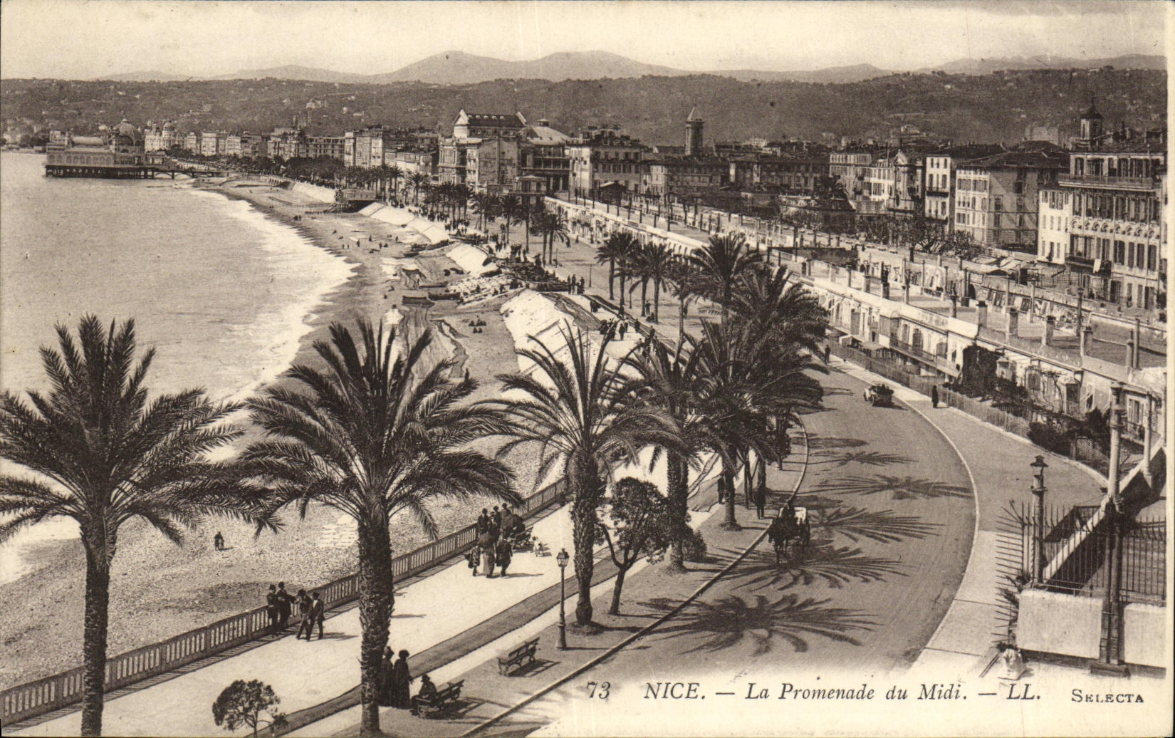 VINTAGE POSTCARD Nice the Walk of Mdi