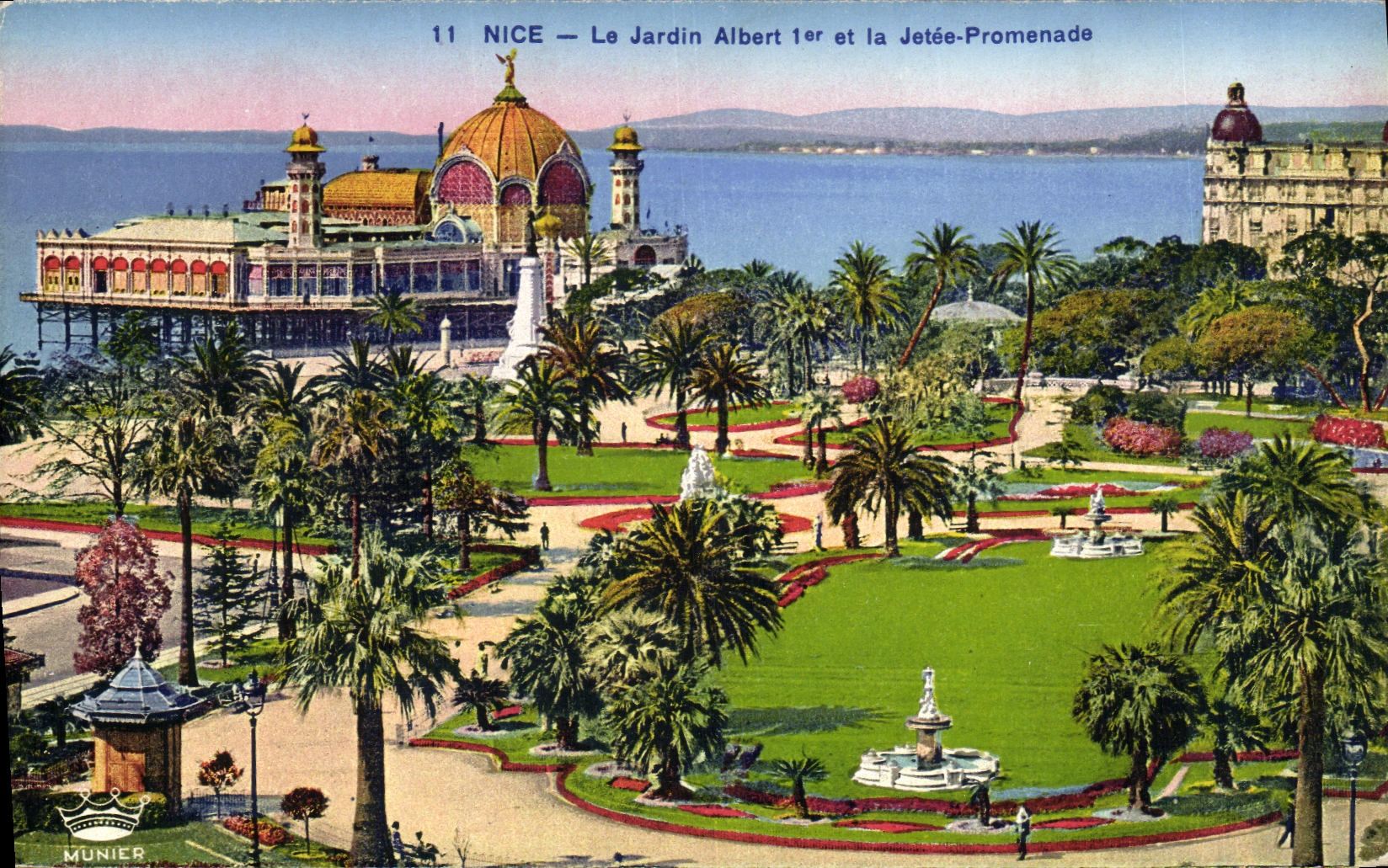 CPA Nice Le Jardin Albert 1er et la Jetee Promenade