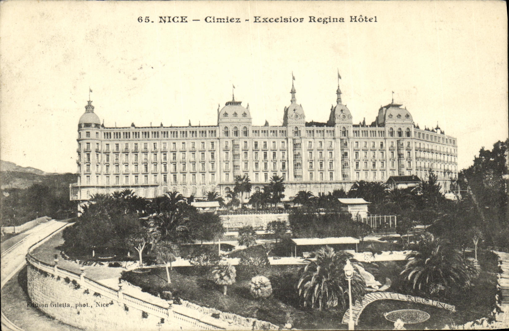 CPA Nice Cimiez Excelsior Regina Hotel