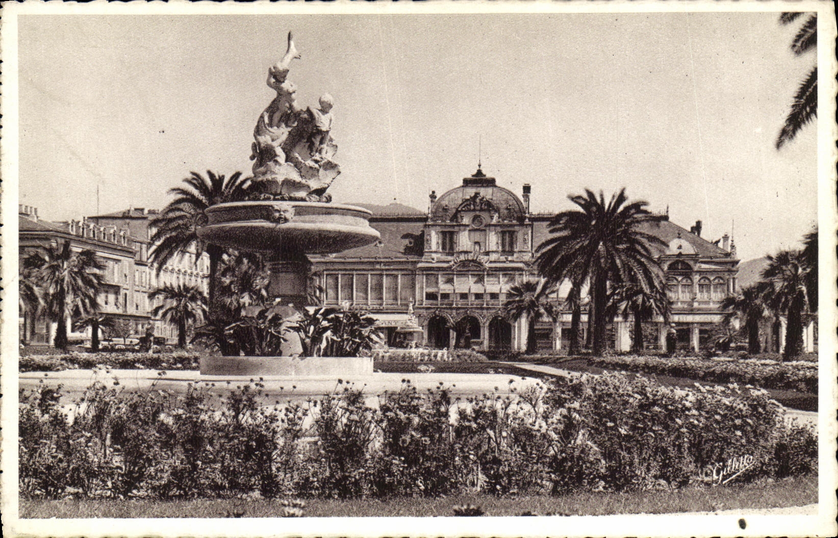 CPA Nice le casino municipal Les jardins d Albert 1er