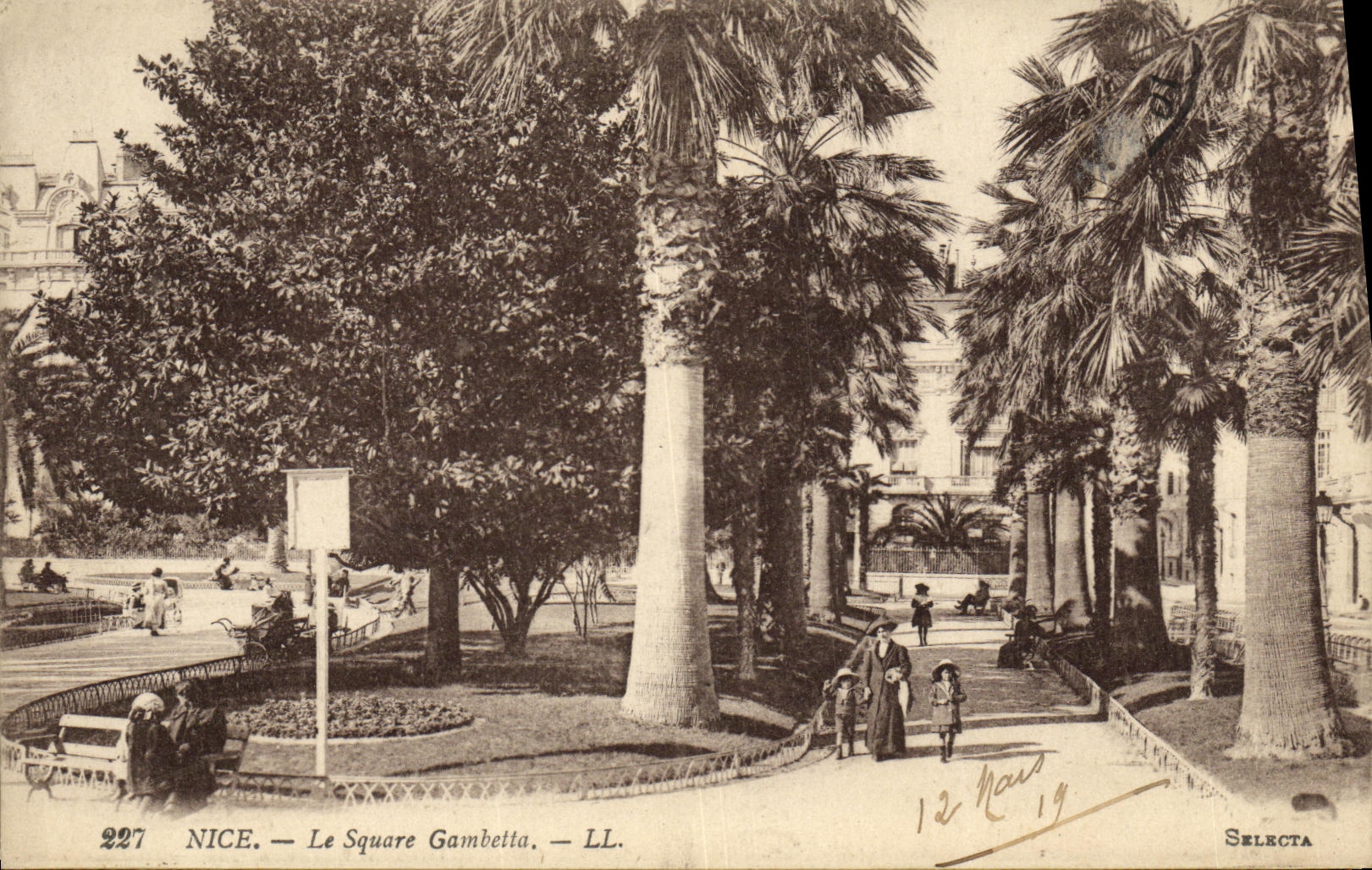 CPA Nice Le Square Gambetta