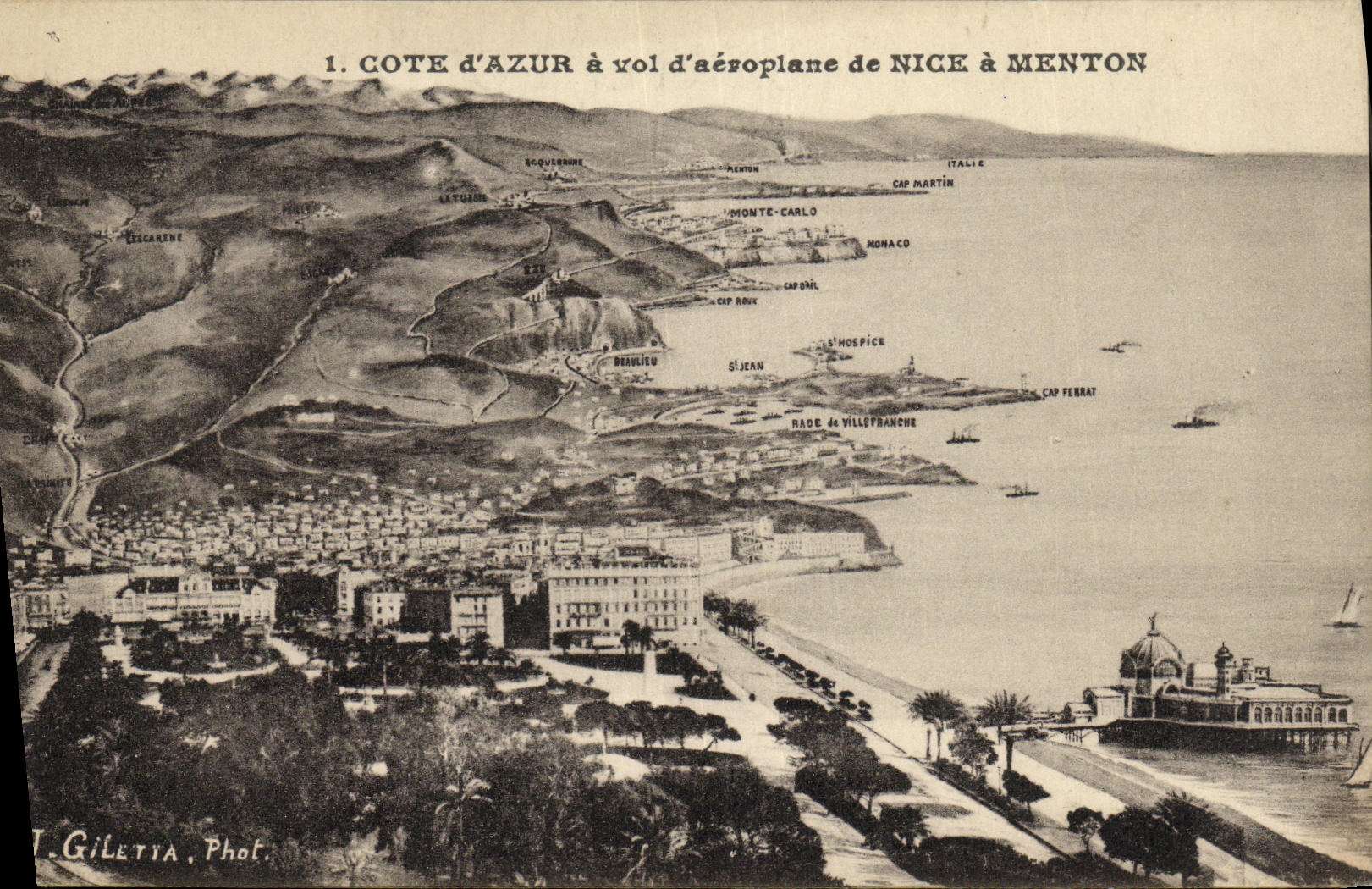 El corral D Azur de la POSTAL de la VENDIMIA Niza tiene aeroplano del vol  D