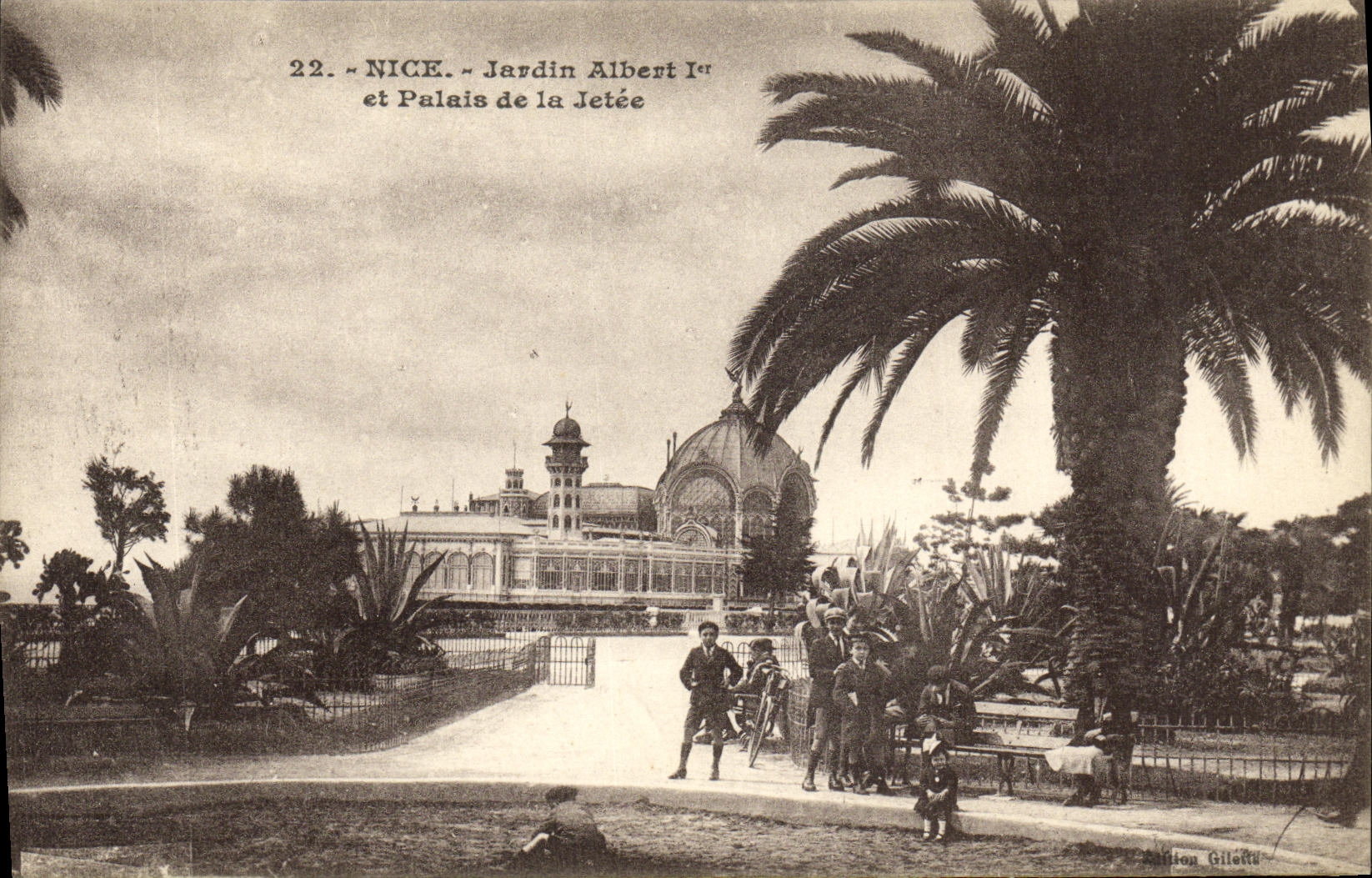 CPA Nice Jardin Albert 1er et Palais de la Jetee