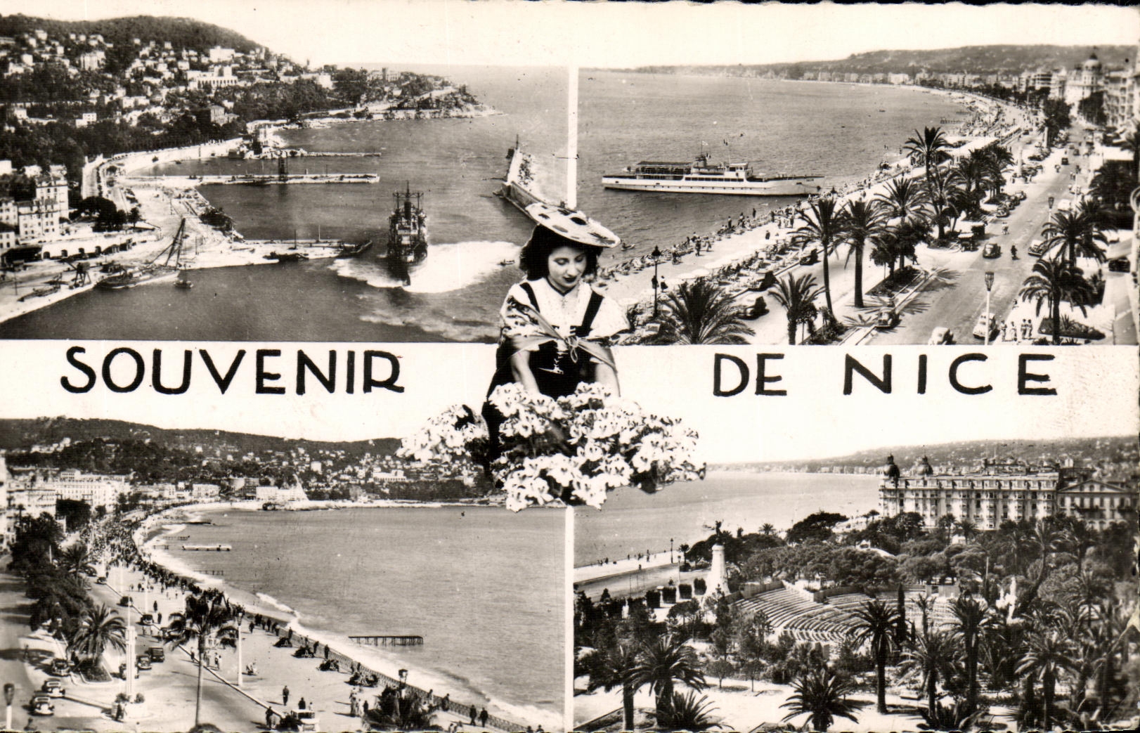 VINTAGE POSTCARD Nice the Dimension D Azure