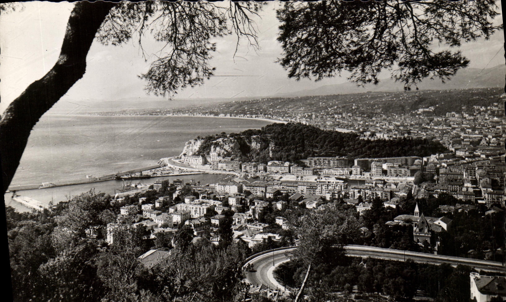 Opinion de la POSTAL de la VENDIMIA Niza tomada del boro de la TA