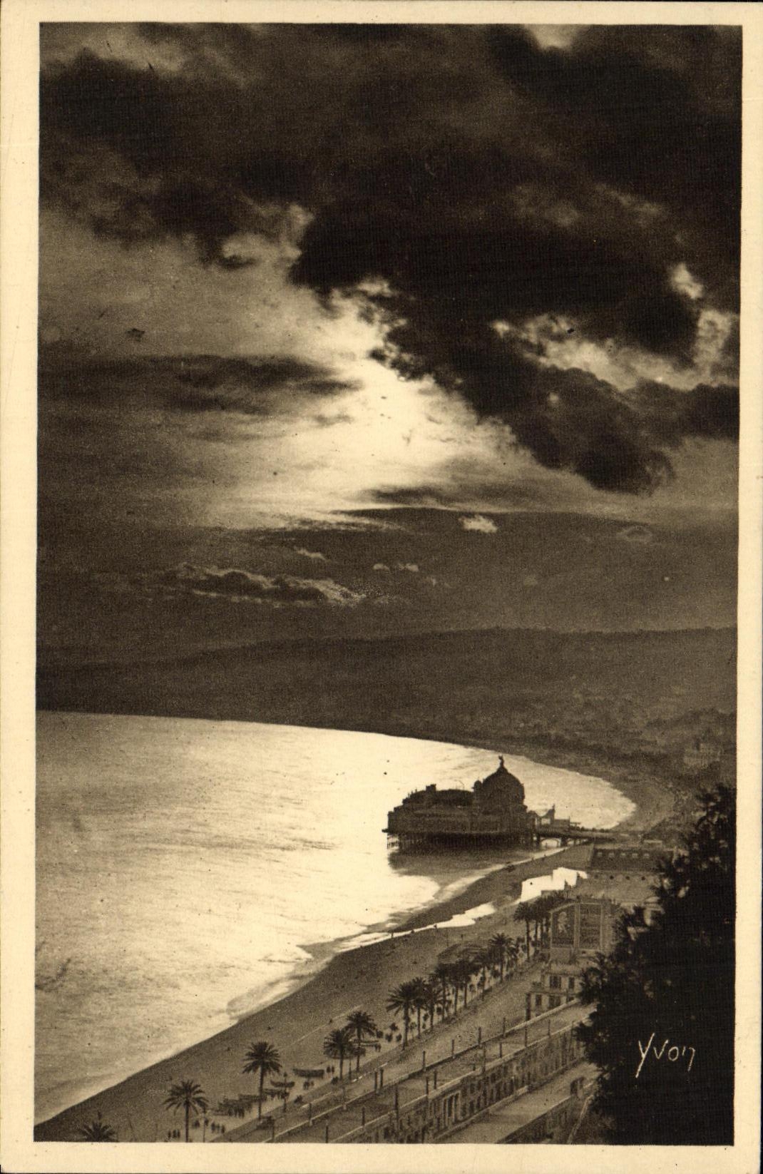 VINTAGE POSTCARD Nice Bais of the Angels to Laying down Sun