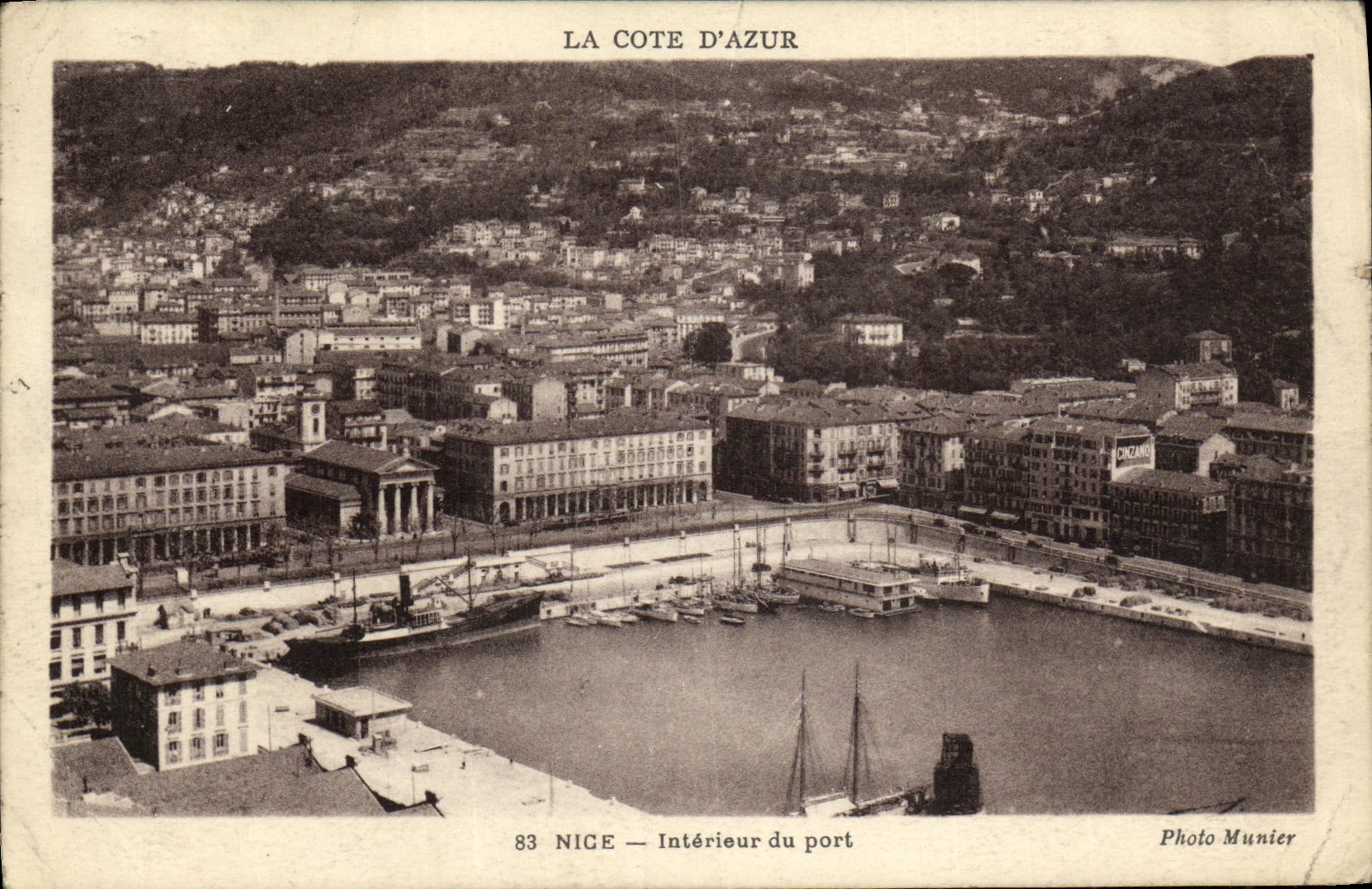 CPA Nice Interieur du Port