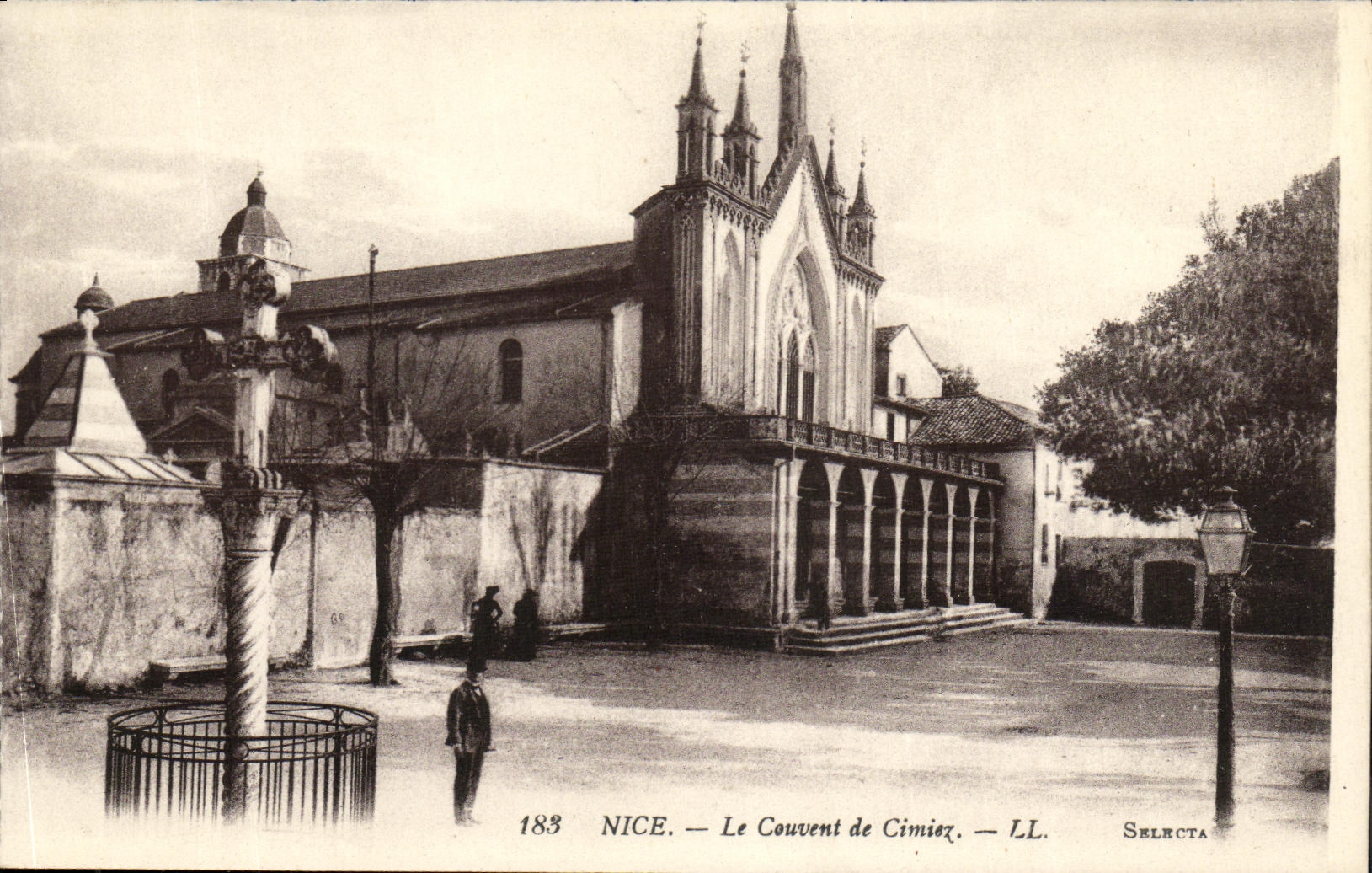 CPA Nice Le Couvent de Cimiez