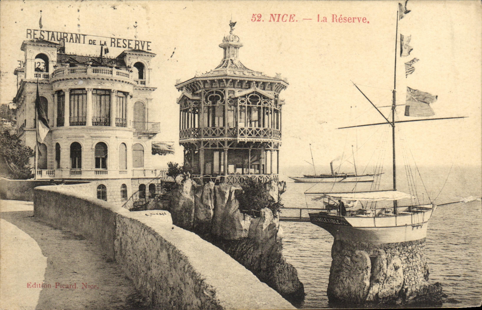 CPA Nice La Reserve Restaurant Bateau