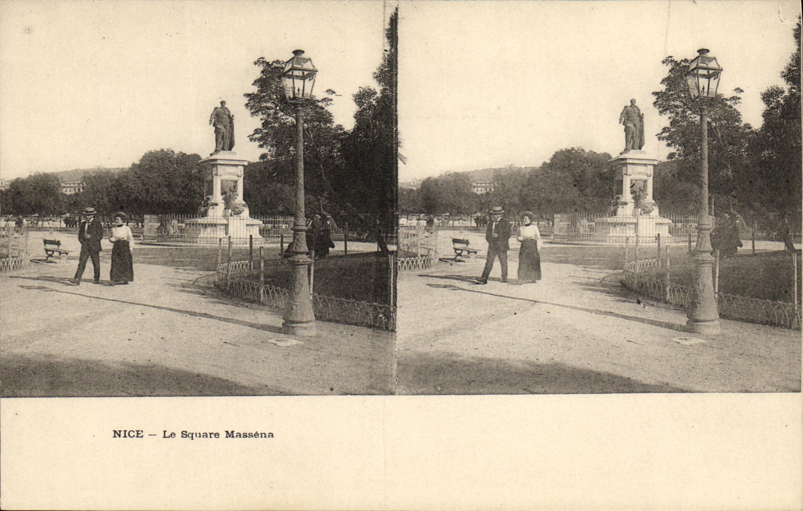 CPA Nice Le Square Massena