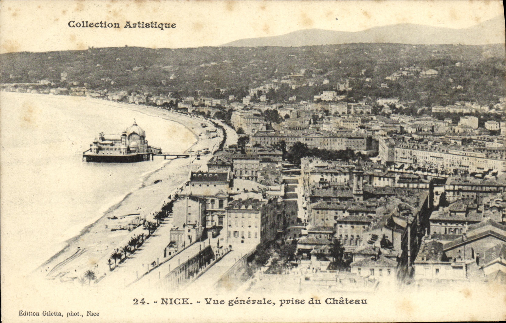 VINTAGE POSTCARD Nice View taken Castle