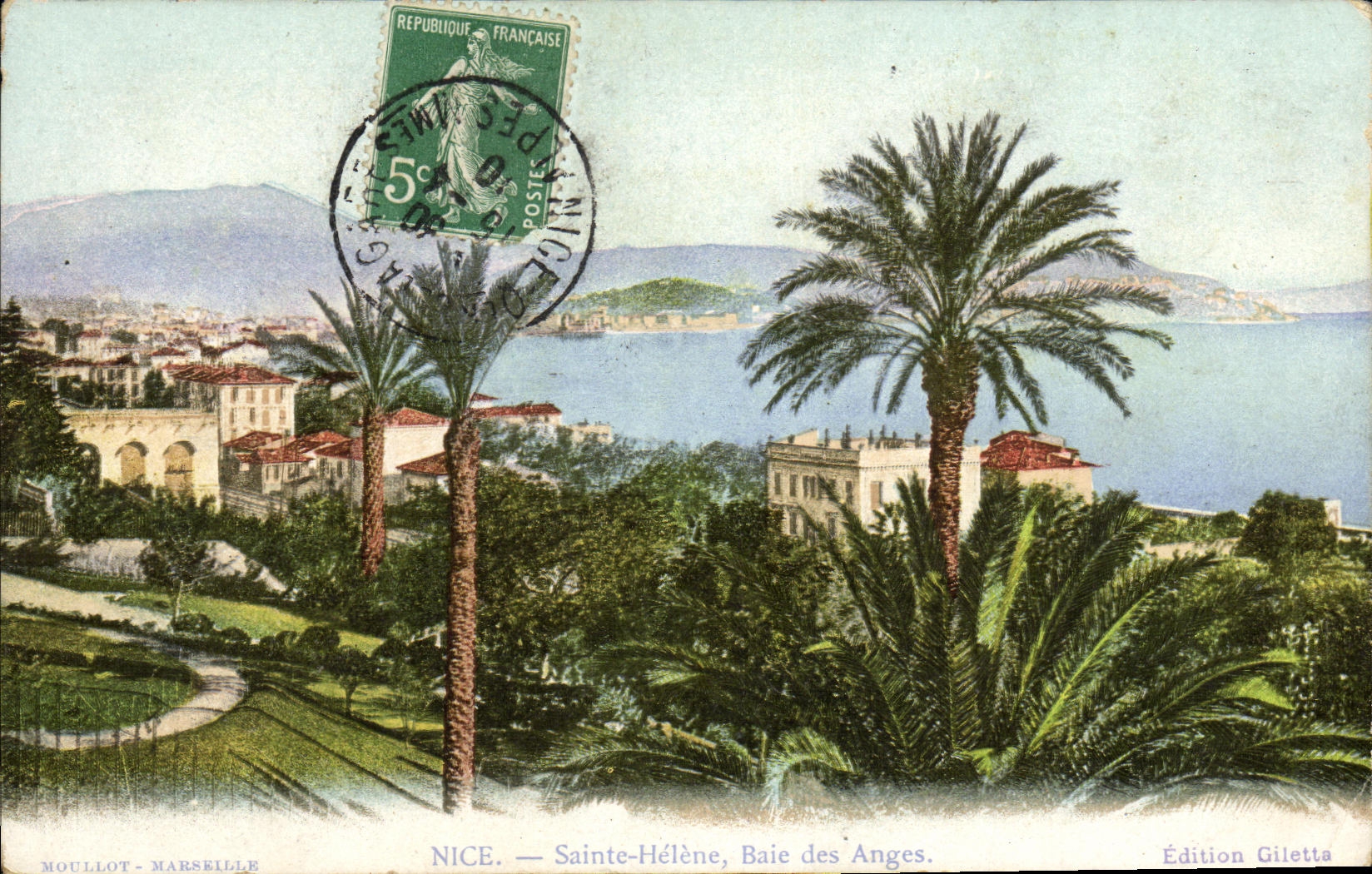 CPA Nice Sainte Helene Baie des Anges