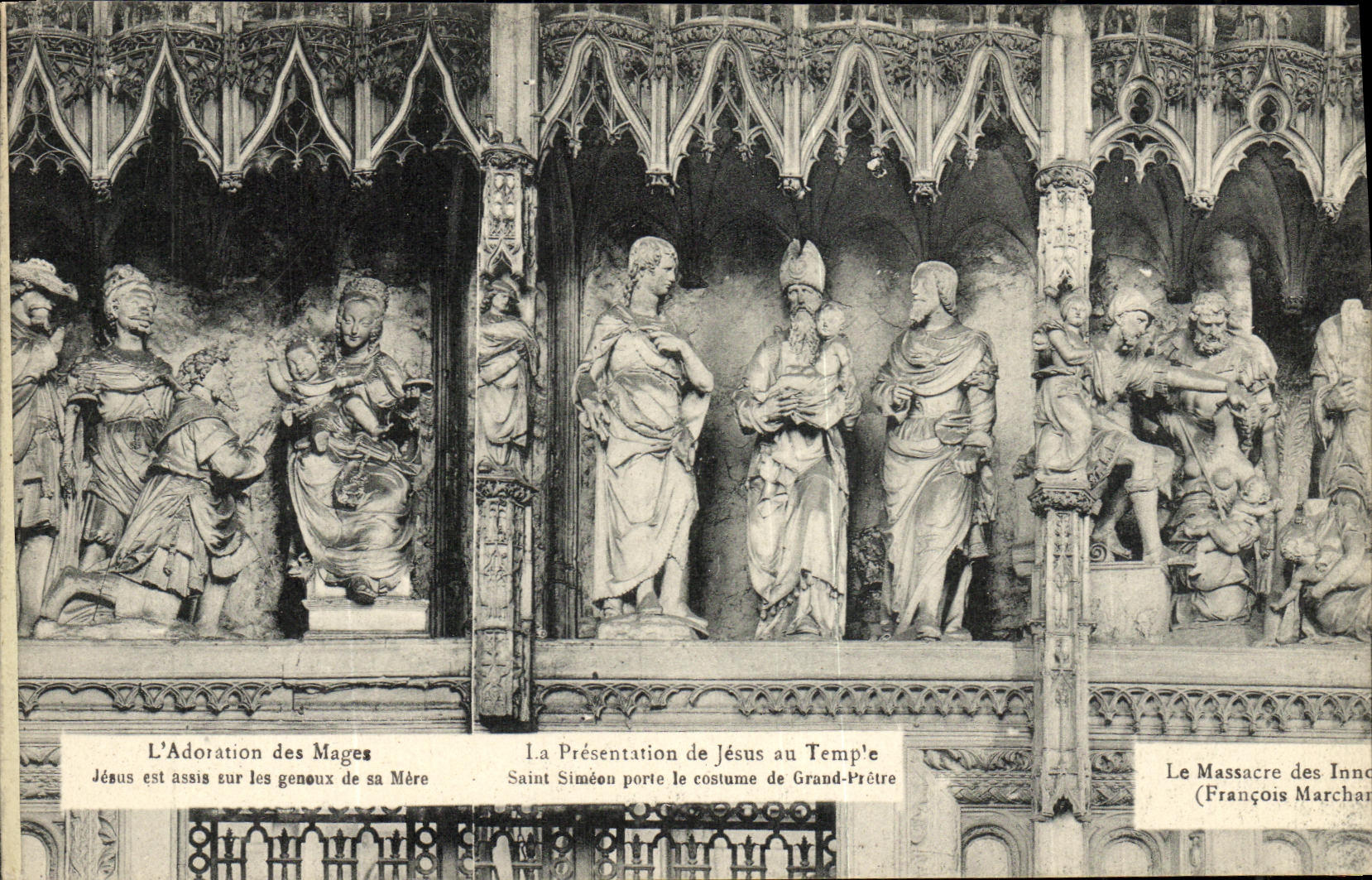 CPA L Adoration des Mages Chartres
