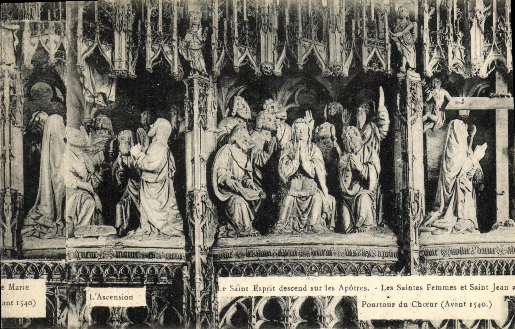 CPA Saint Esprit descend sur les Apotres Chartres