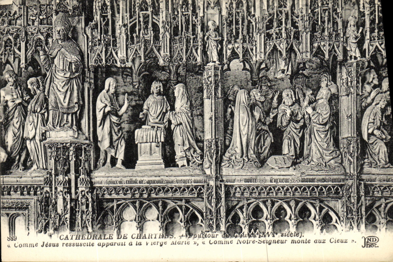 CPA Cathedrale de Chartres Pourtour du Choeur XVl e siecle