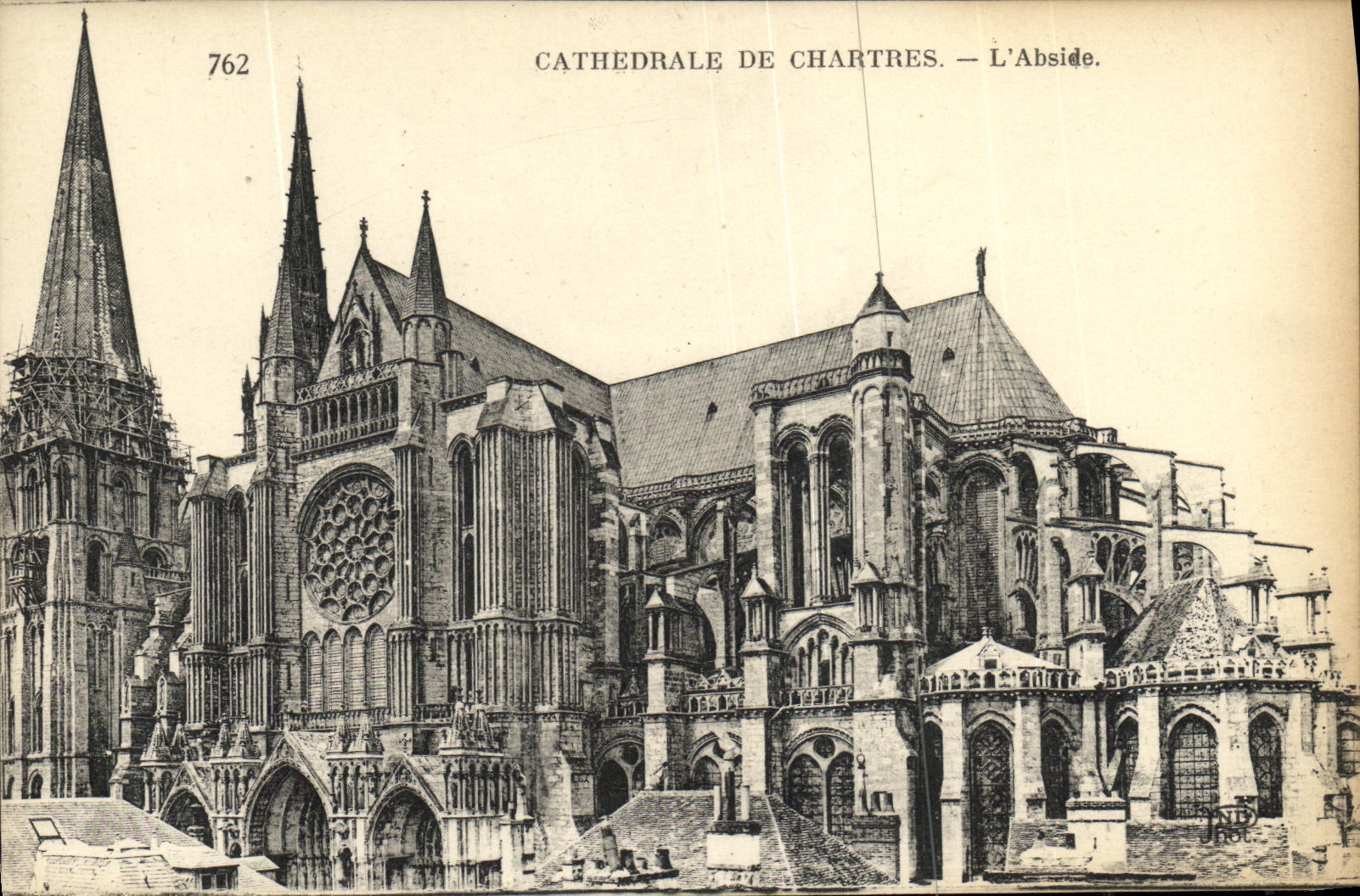 CPA Cathedrale de Chartres L Abside