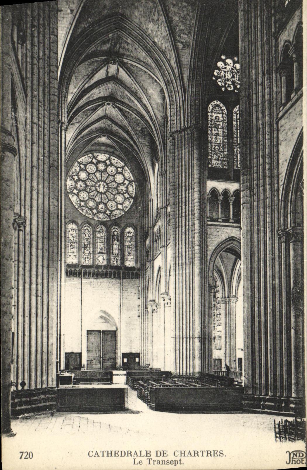 CPA Cathedrale de Chartres Le Transept