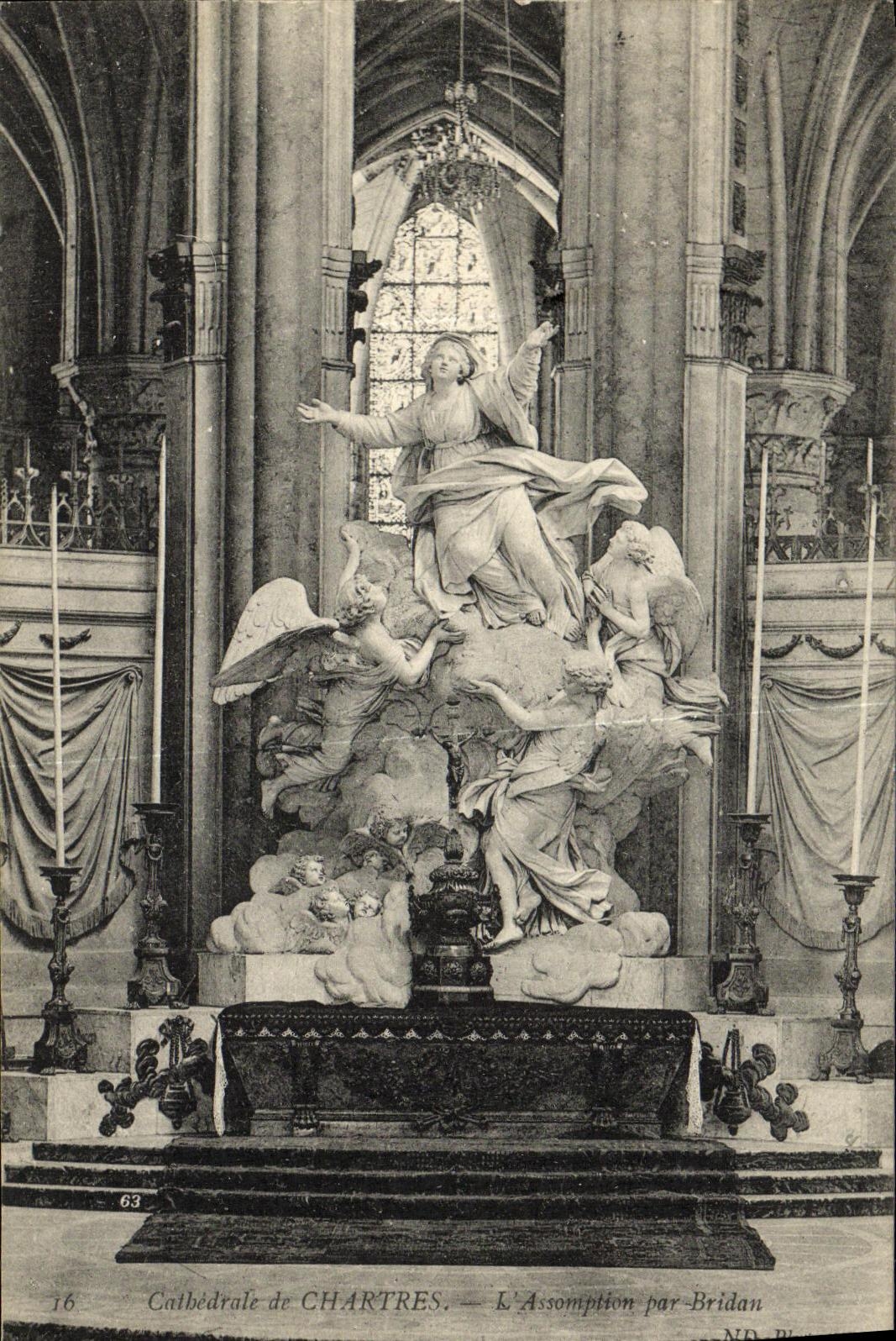CPA Cathedrale de Chartres L assomption par Bridan