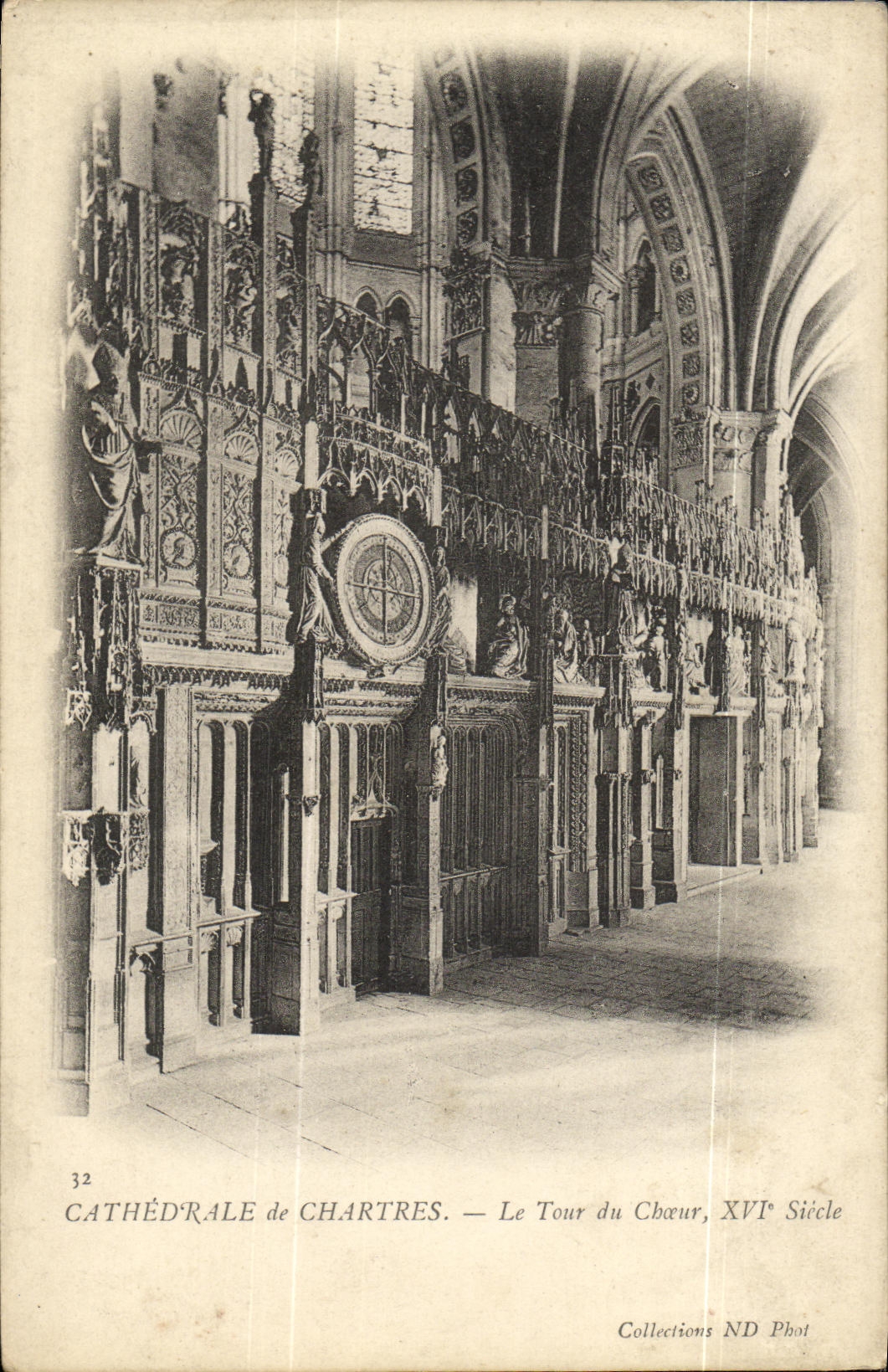 CPA Cathedrale de Chartres Le Tour du Choeur XVl Siecle