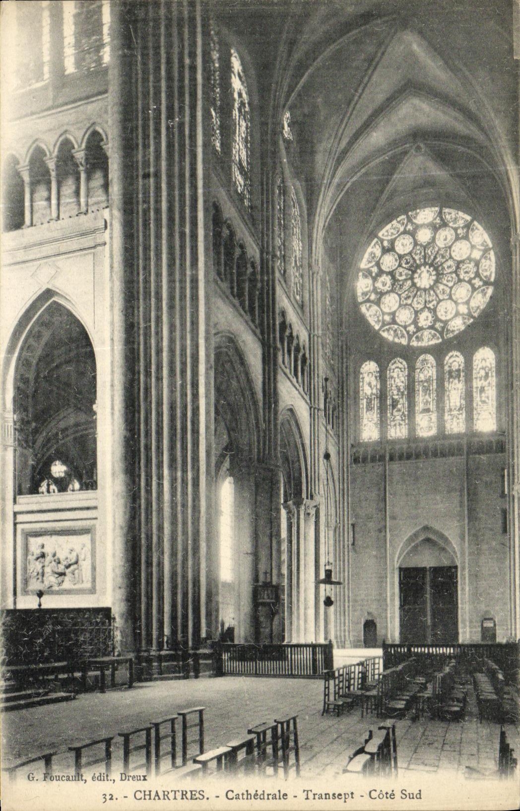 CPA Chartres Cathedrale Transept Cote Sud