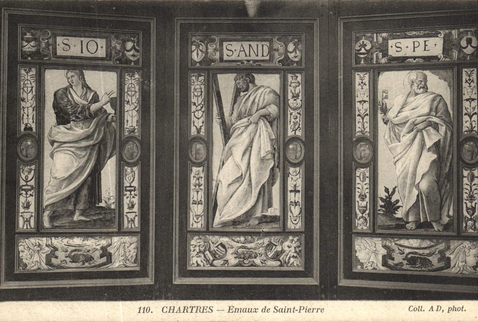 CPA Chartres Emaux de Saint Pierre
