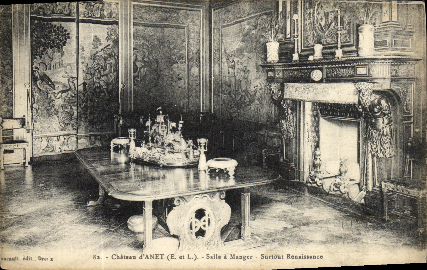 CPA Chateau d Anet Salle a Mauger Surtout Renaissance