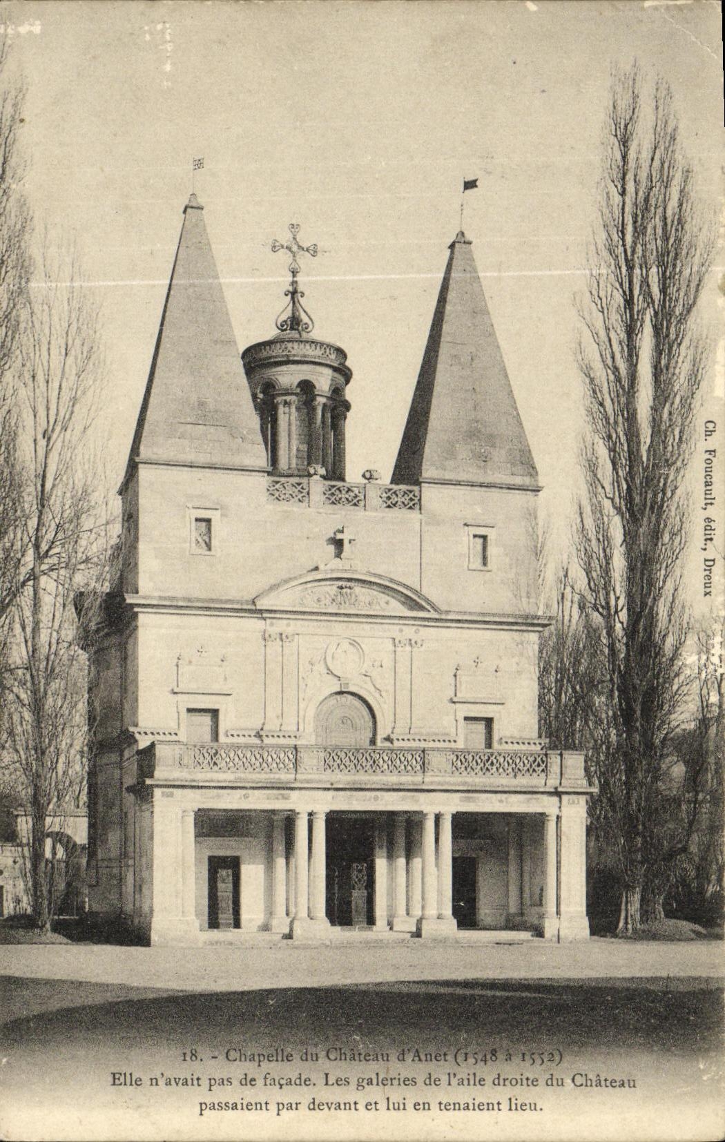 CPA Chapelle du Chateau d Anet 