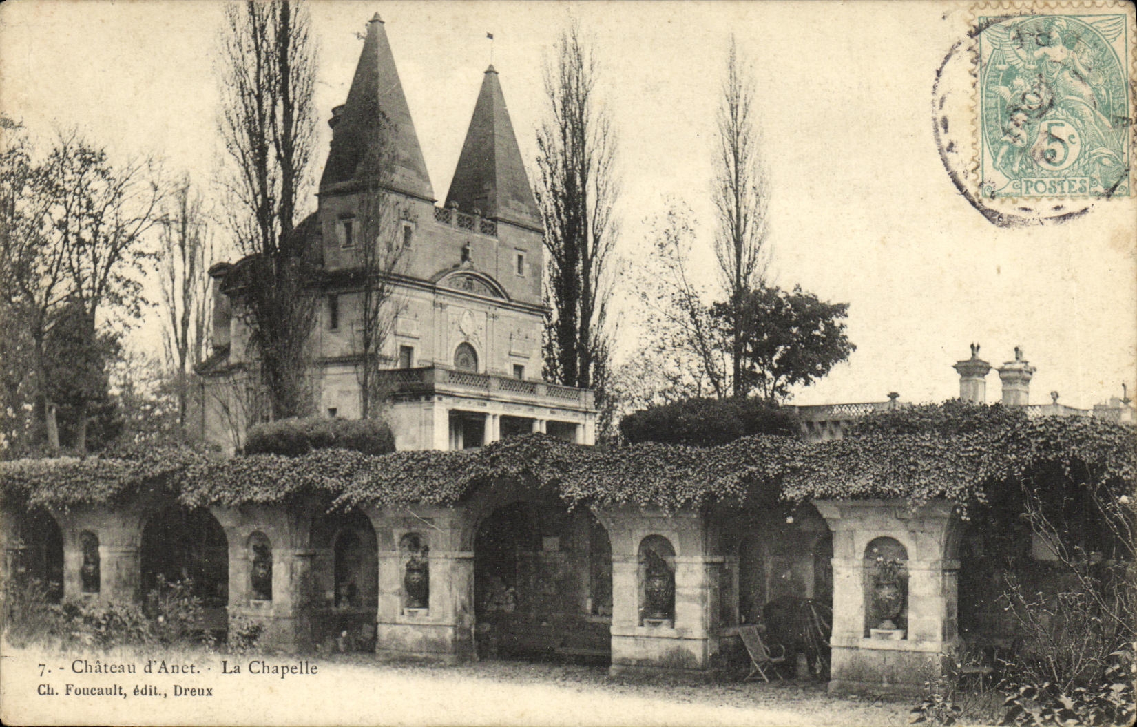 CPA Chateau d Anet La Chapelle 