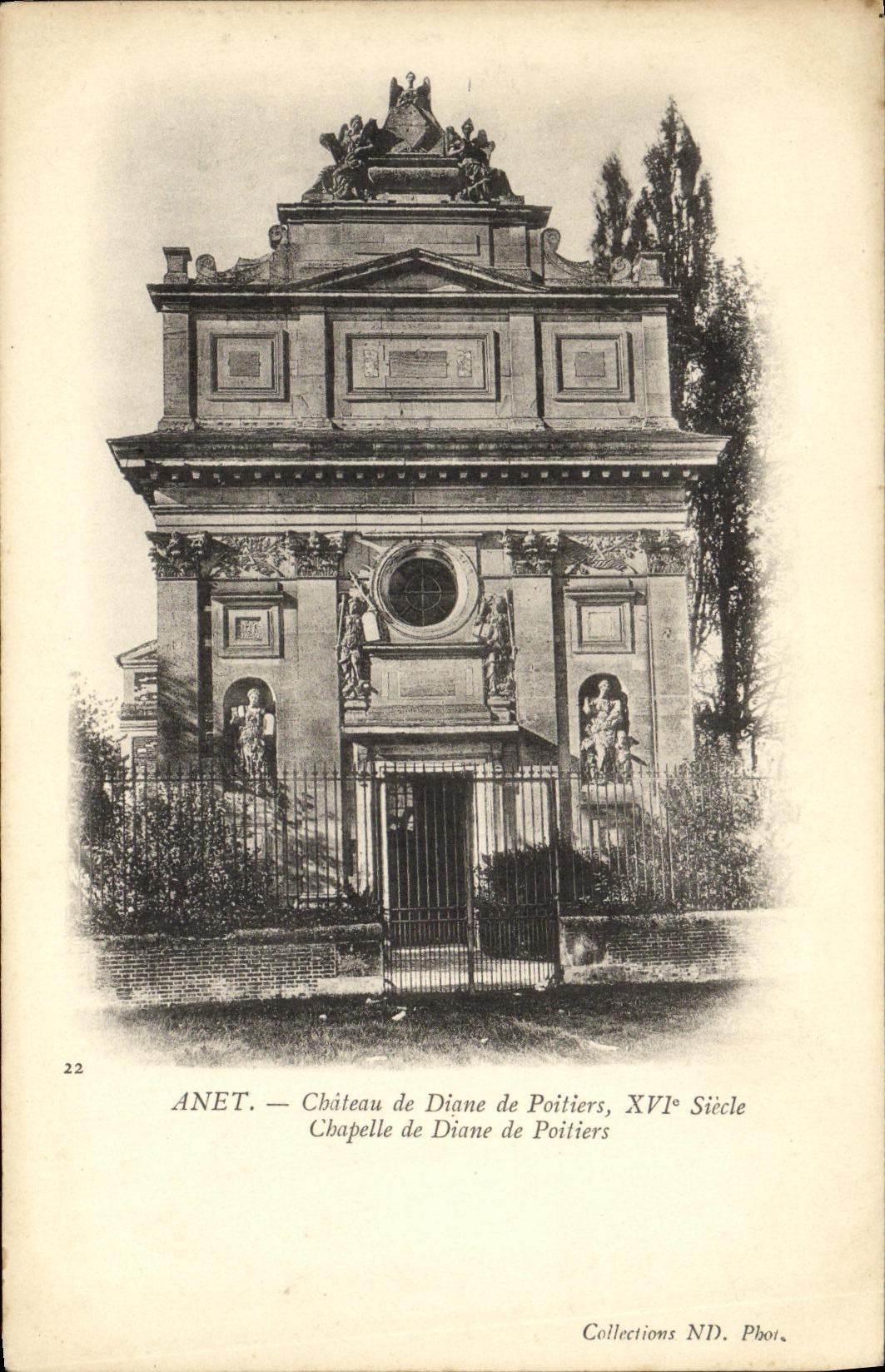 CPA Chateau d Anet Chateau de Diane de Poitiers Chapelle de Diane de Poitiers