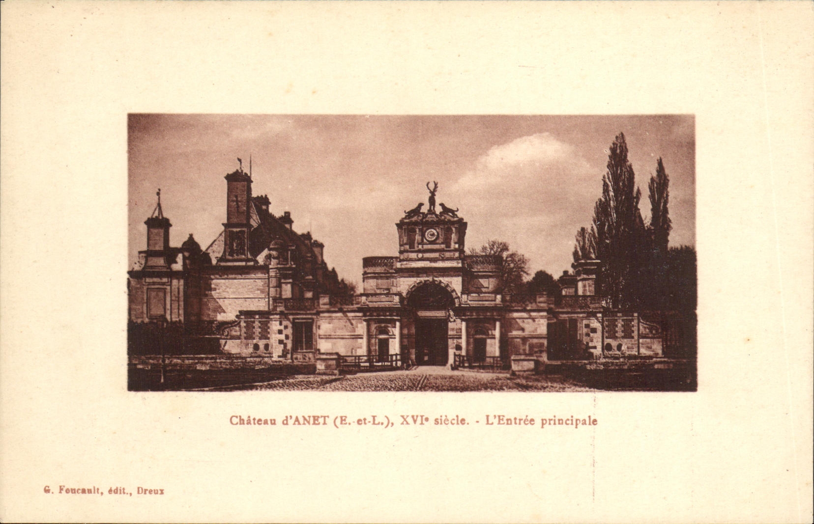CPA Chateau d Anet Chateau de L Entree Principale