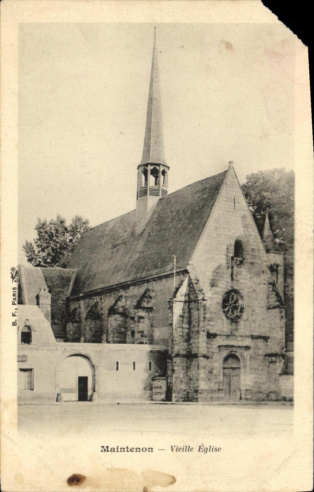 CPA Maintenon Vieille Eglise