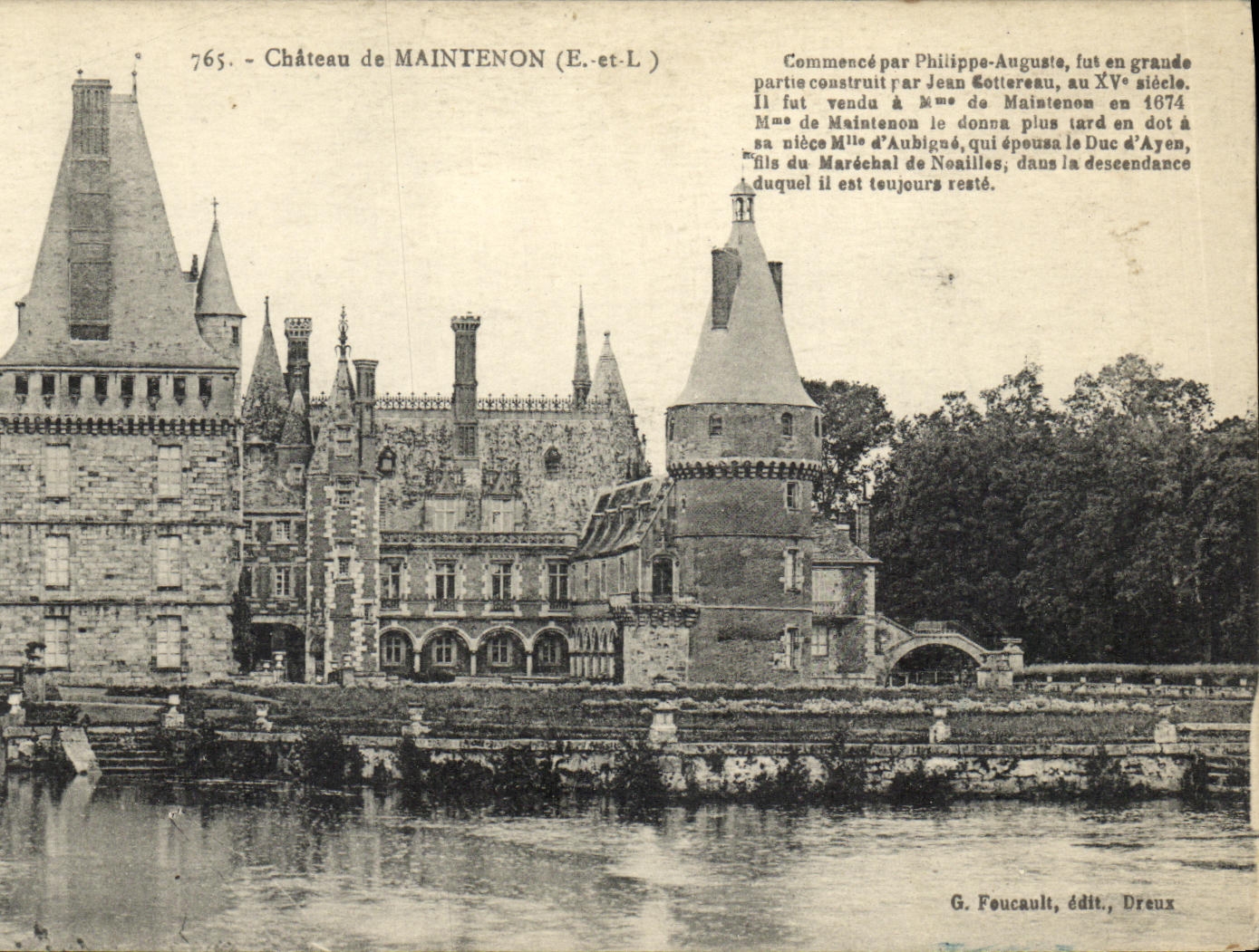 CPA Maintenon Chateau 