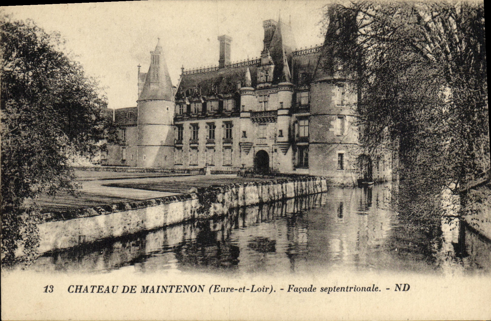 CPA Maintenon Le Chateau Facade Septentrionale