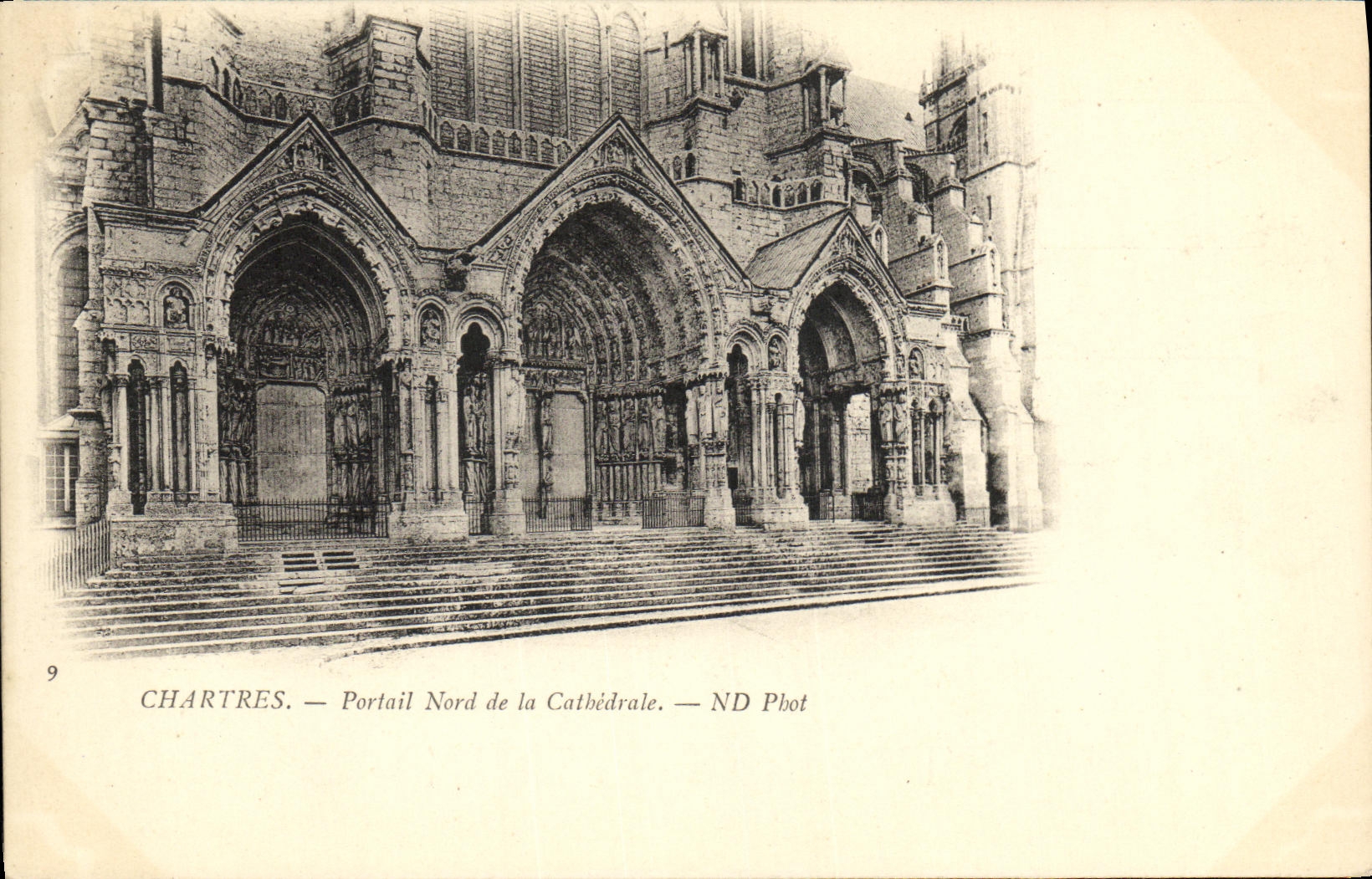 CPA Chartres Cathedrale Portail Nord 