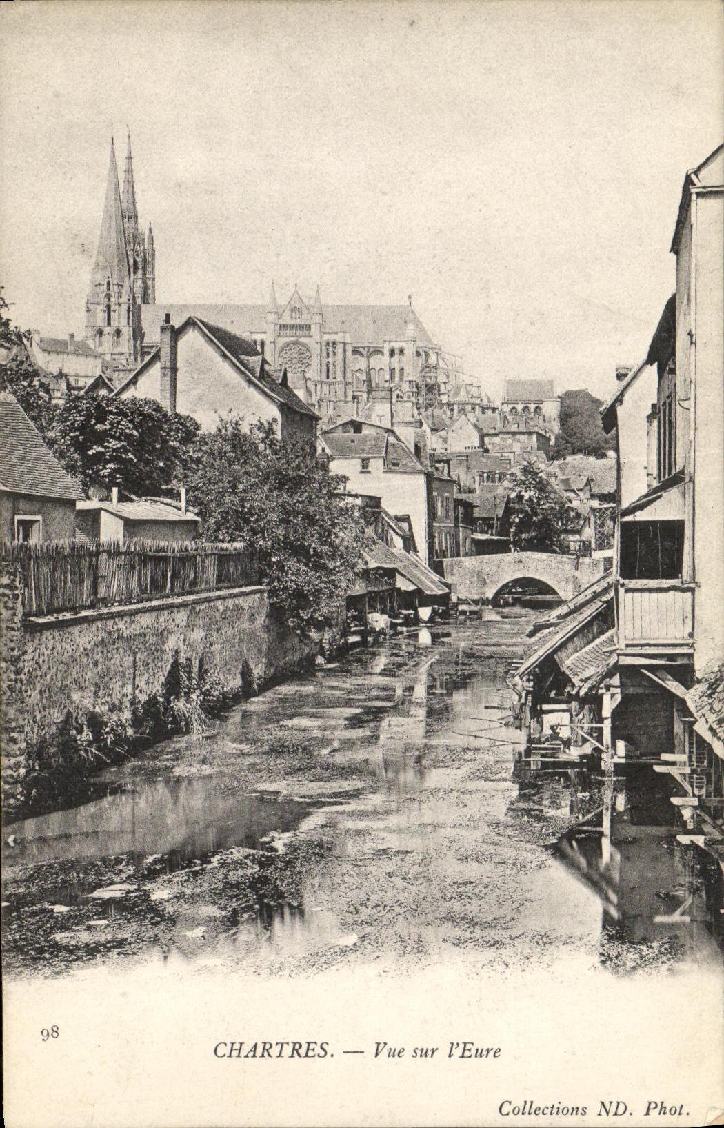 CPA Chartres Vue Sur L Eure