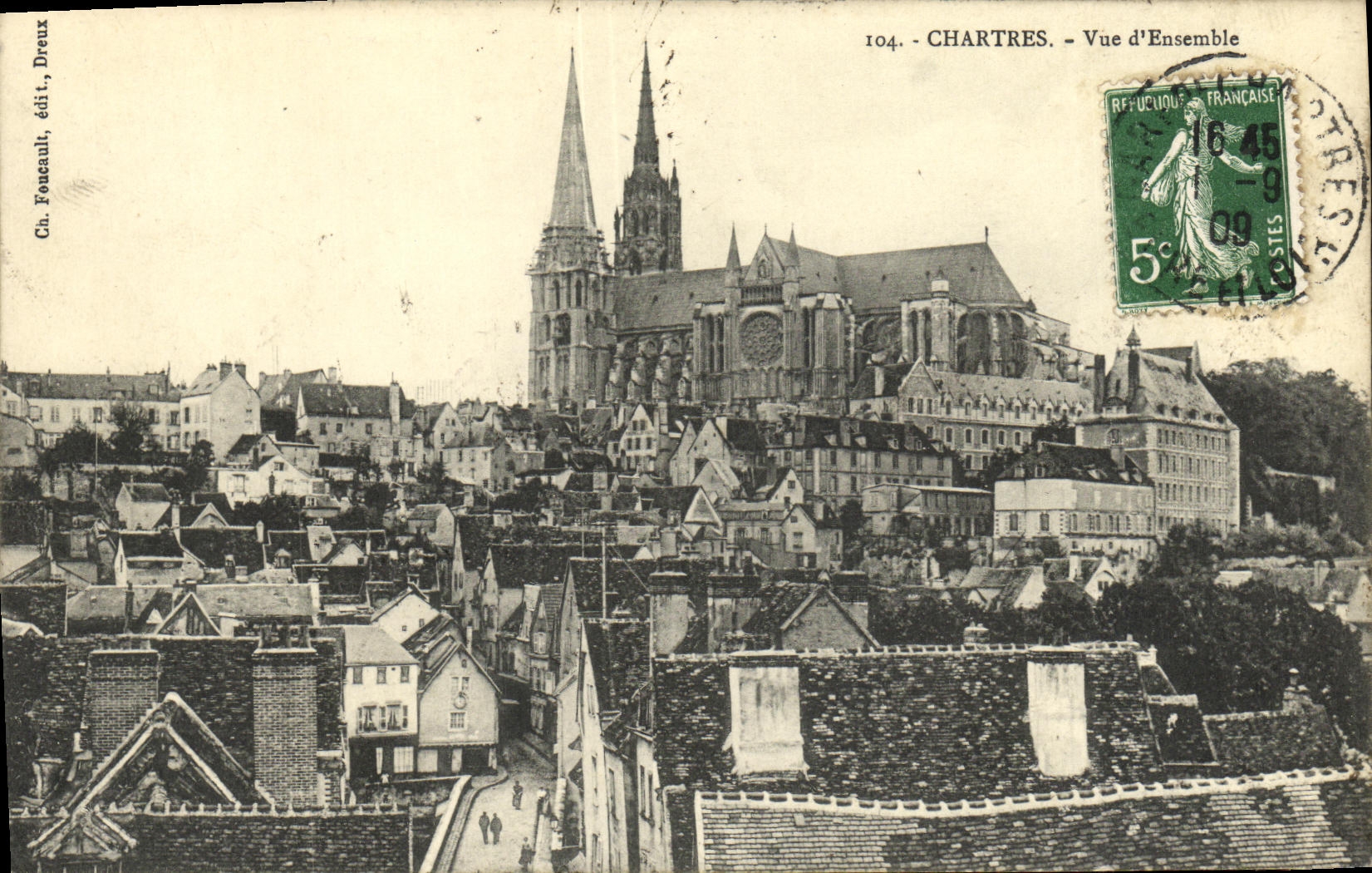 CPA Chartres Vue d Ensemble